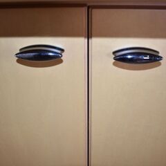 ≪yj647ジ≫天童木工 カウンターキャビネット/テーブルキャビネット 4ドア 木製 ナチュラルブラウン T-8057MP-NT? インテリア/家具 50416-04