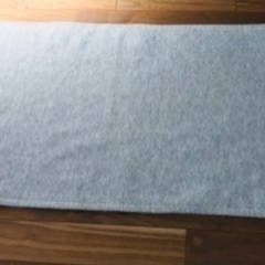 キッチンマット　60×240cm グレー　ヘリンボーン