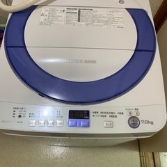 【譲ります】SHARP洗濯機7kg