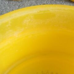 ☆昭和レトロ ケロリン桶 黄色 洗面器 銭湯 桶 お風呂 28個セット 札幌市 北20条店☆