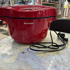 引取限定】SHARP KN-HT16E-R ヘルシオ 水無し自動調理鍋 2019年 中古品【