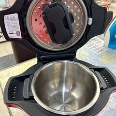 引取限定】SHARP KN-HT16E-R ヘルシオ 水無し自動調理鍋 2019年 中古品【