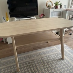 IKEA HALVDAN ハルヴダン テーブル, バーチ, 14...