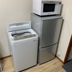 12 家電セット3点 冷蔵庫洗濯機電子レンジ　配送設置無料…