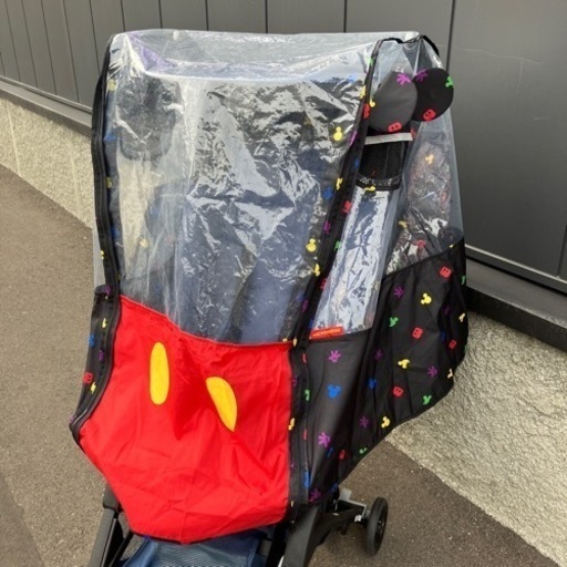 グッドベビー ポキット B型ベビーカー ネイビー＆ミッキーマウス 