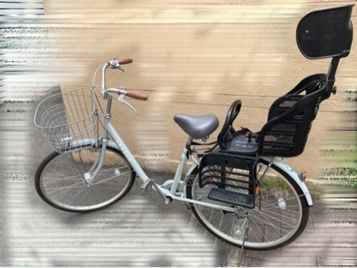 【取引中】2020年新品購入 ママチャリ 自転車 シティサイクル チャイルドシート付