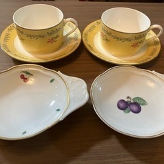 Tiffanyティーカップ、Richard GiNoriミニ皿