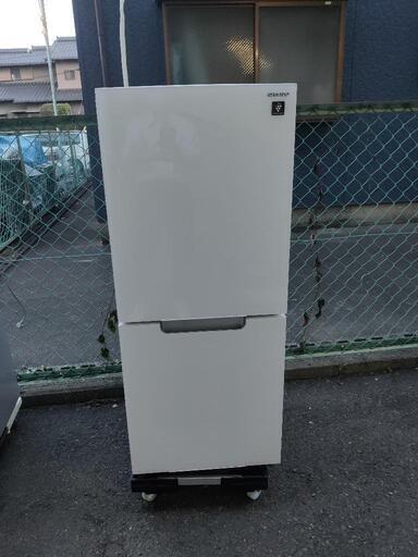 【2】21年式プラズマクラスター　冷蔵庫単身シャープ　SG-GD15G-W