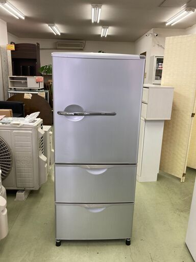 【リサイクルショップ　ピカソ　小松原】サンヨー SANYO 255L 右開き 冷蔵庫 2009年製 SR-261R-S シルバー★0764★