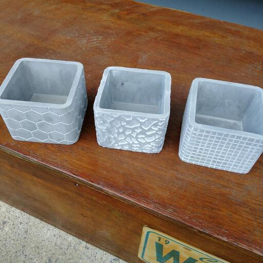 （未使用品）オシャレで可愛い鉢（３個セット）