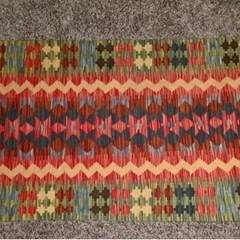 【新品】キリムラグ ペルシャ絨毯 手織り アフガニスタン トルクメン