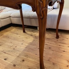 最高級！イタリア輸入家具 アールヌーヴォー様式 スクエア型ダイニングテーブル