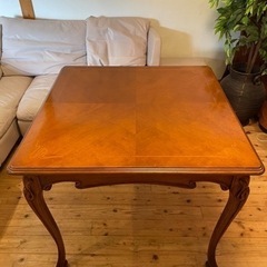 最高級！イタリア輸入家具 アールヌーヴォー様式 スクエア型ダイニングテーブル