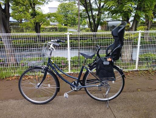 受け渡し決定済　自転車　子供乗せチェア付き