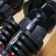 ダンベル 可変式 40kg 筋トレ 美品 計80kg