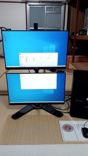 ドスパラ　デスクトップ＋モニター×2 ＋他