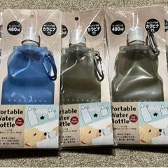 ①新品 犬用 携帯 ウォーターボトル 6本セット 