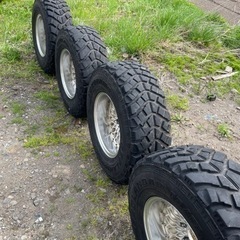 希少！ランクル70使用15インチアルミ&タイヤ日本製