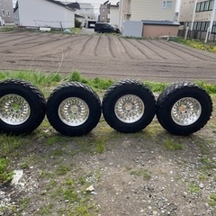 希少！ランクル70使用15インチアルミ&タイヤ日本製