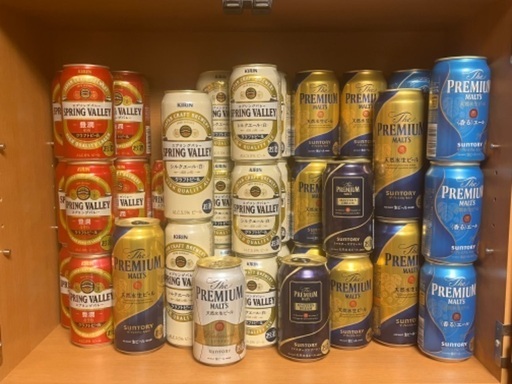 ビール、サワー、発泡酒など103本！ ※希望があればおまけ付