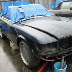 オールドーメルセデスーベンツ107-560SLアルミボンネツト販売