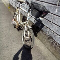 本文お読み下さい　ビアンキ　20インチミニベロ　7段変速　クロモリフレーム　自転車