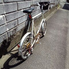 本文お読み下さい　ビアンキ　20インチミニベロ　7段変速　クロモリフレーム　自転車