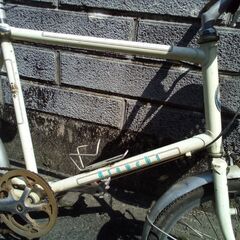 本文お読み下さい　ビアンキ　20インチミニベロ　7段変速　クロモリフレーム　自転車