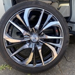 値段下げました。程度良　weds ホイール LEONIS    195/45ZR17 85w  KUMHO ECSTA  