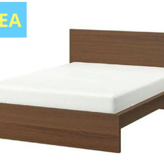 IKEA ダブルベッド フレーム マルム