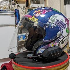 【ネット決済・配送可】送料込み バイク用 ジェットヘルメット S...