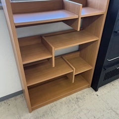 J2419 ニトリ取扱 現行販売品 吉川木工 本棚 オープン書棚 ボビー クリーニング済み　新品参考価格21,890円-電卓m