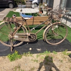 昭和レトロ　丸米の自転車