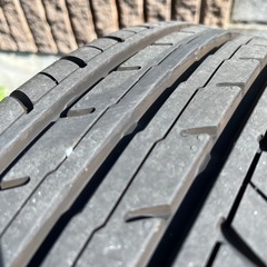日産純正ホイール　タイヤセット　バリ山　使用期間1ヶ月強　185/65R15