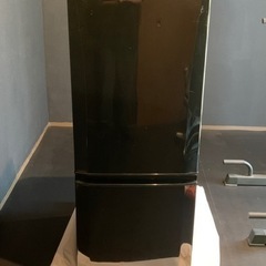三菱電機　冷蔵庫　ブラック