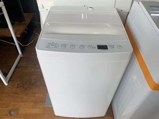 【リサイクルショップどりーむ鹿大前店】No 5668　 洗濯機  ハイアール 　2018年製　 4.5kg　AT-WM45B
