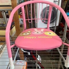No 5663 キッズ椅子 ピンク色 可愛いデザインです！ 【リ...