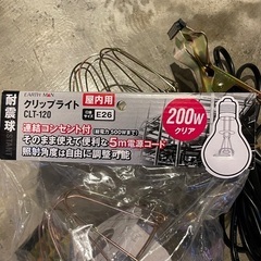 ライトクリップ200W 2個セット