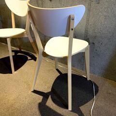 [美品] IKEA BJURSTA ダイニングテーブル + チェアー, ホワイト/バーチ