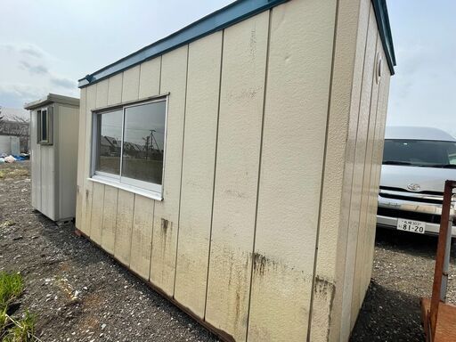 【バナナ】札幌市☆ナガワ/スーパーハウス/プレハブ/型式20.261/W3630mm×奥行1840mm/近郊格安自社配送 バナナ】札幌市☆ナガワ/スーパーハウス/プレハブ/型式20.261/W3630mm