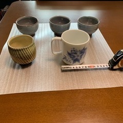 湯呑茶碗とコーヒーマグカップを譲ります