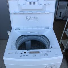 動作保証あり】TOSHIBA 東芝 2019年 AW-45M7 4.5kg 洗濯機 ④【管理 