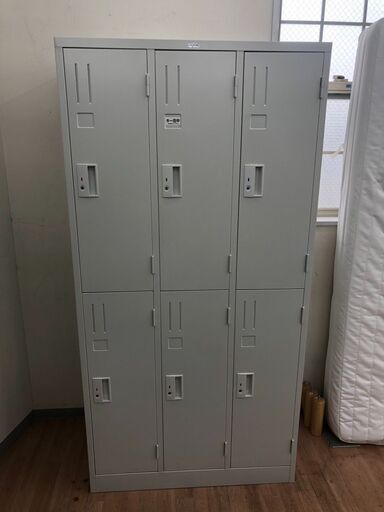 6人用ロッカー オフィス家具 鍵付き トラスコ中山 NL67 自社配送時代引き可※現金、クレジット、スマホ決済対応※
