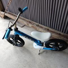 キックバイク　d-bike 子供用青　ブレーキ付き