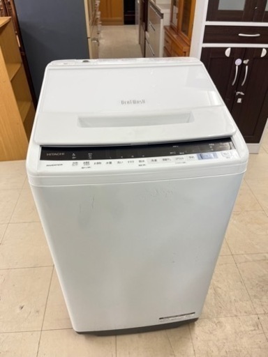 ☆535　HITACHI　全自動洗濯機7kg　2019年製　【リサイクルマート鹿児島宇宿店】