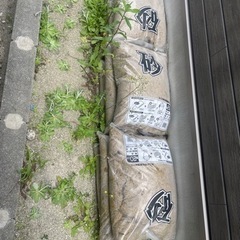 DIY ガーデン　外構　山砂