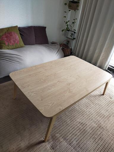 北欧風　こたつテーブル　80×120
