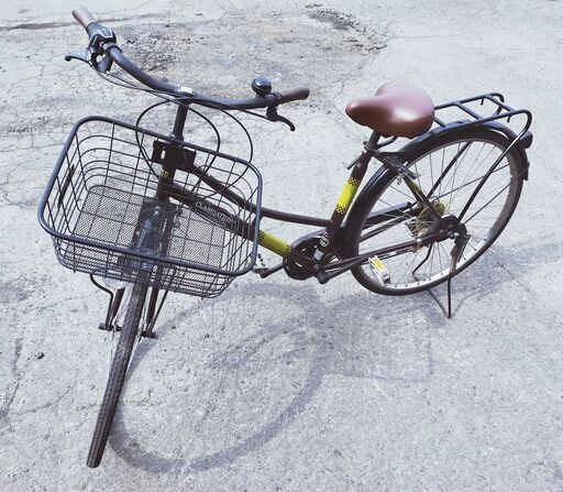 自転車パンクレスタイヤ27型6段切り替え付き