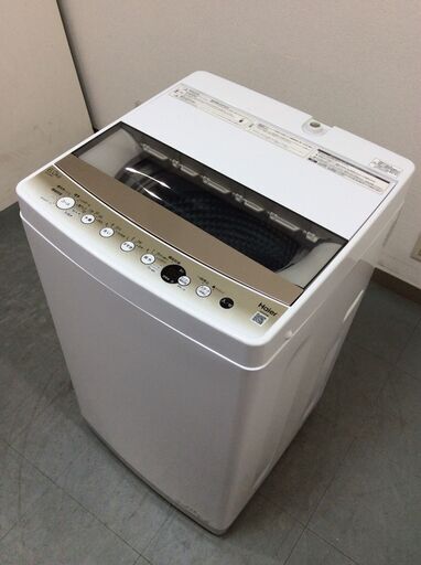 （5/18受渡済）JT6875【Haier/ハイアール 6.0㎏洗濯機】美品 2021年製 JW-C60GK 家電 洗濯 簡易乾燥付