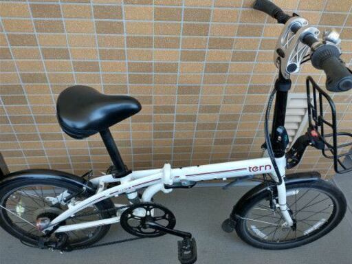 Tern LinkC8　20インチ折り畳み自転車　取り外しかご付き